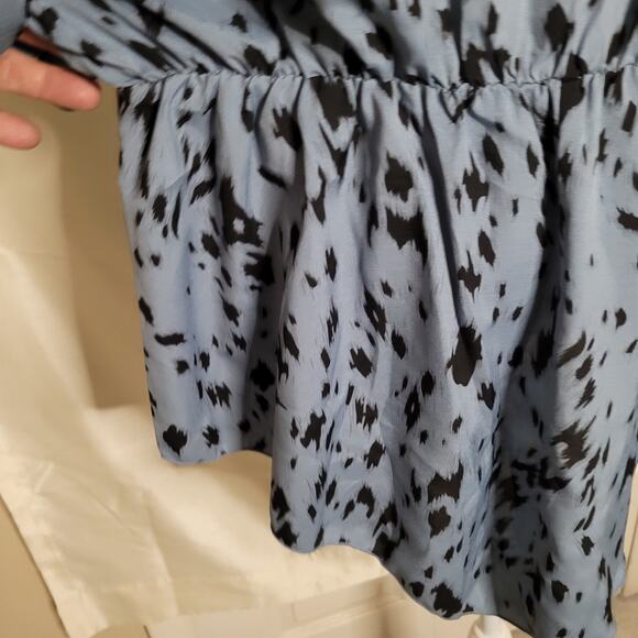 Shein Curve Blue and Black Binding Shirt - 3XL - Picture 11 of 13